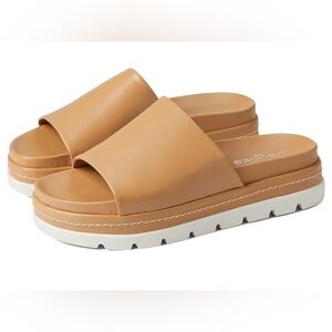 J/Slides Bibby Nude Slide Sandals size 6